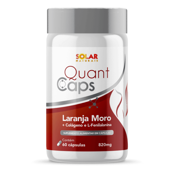suplemento QuantCaps laranja moro